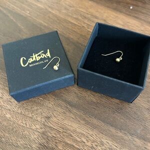 14k Catbird gold sphere earrings